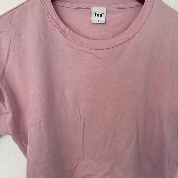 TNA Tops - TNA Light Pink Short Sleeve Tee